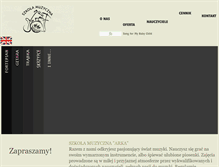Tablet Screenshot of muzyczna-arka.pl